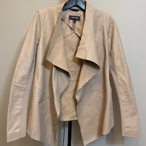 Mackage cream leather jacket - Picture 7 of 8